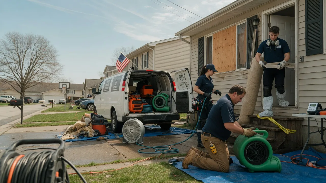 Water Damage Restoration in Meriden, WY near me